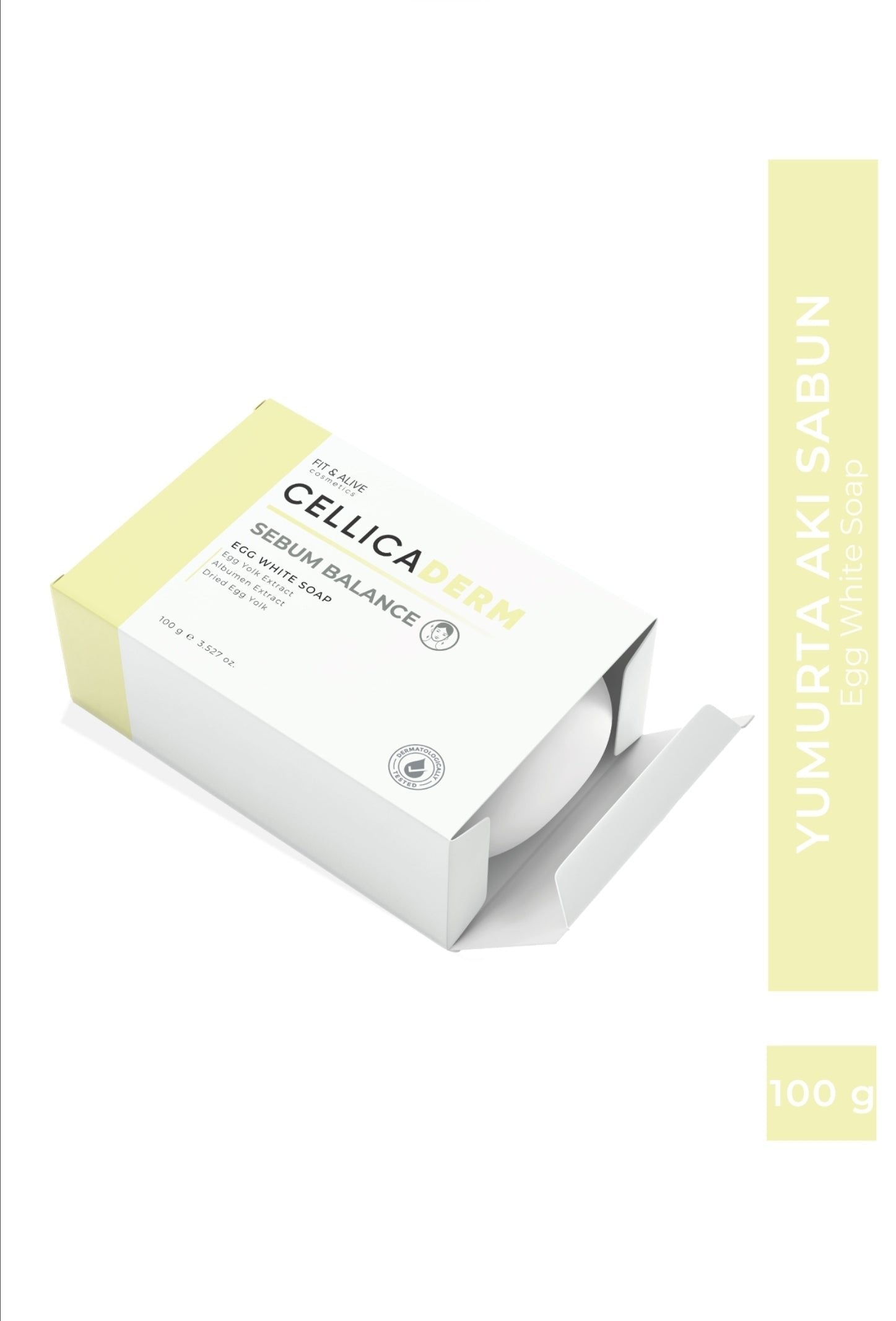 CELLICADERM EGG WHITE SOAP - 100 g