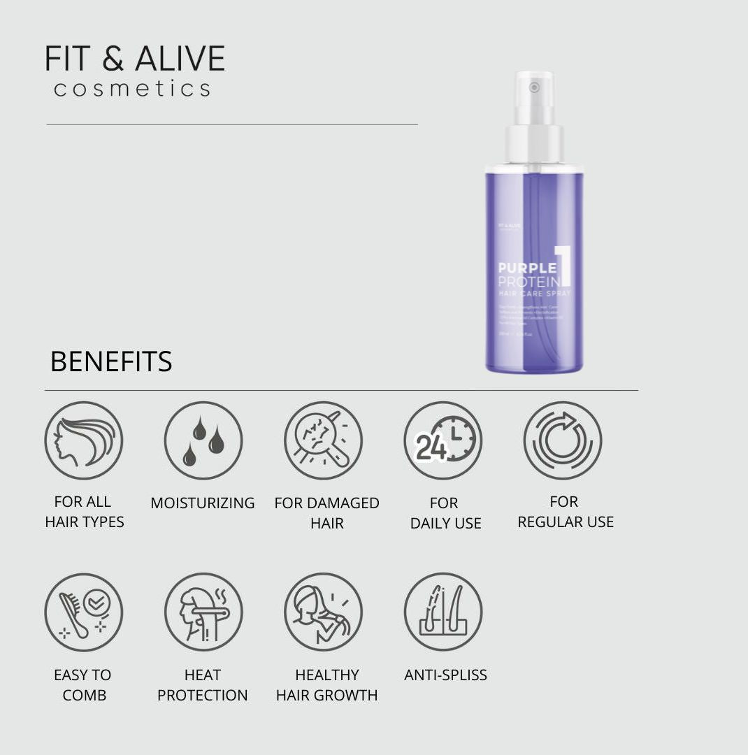 PURPLE PROTEIN HAIR CARE SPRAY
