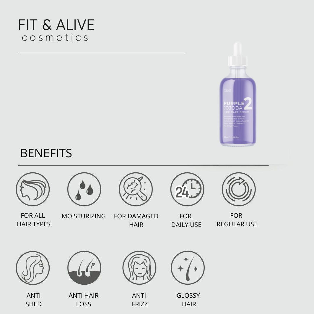PURPLE JOJOBA HAIR CARE OIL